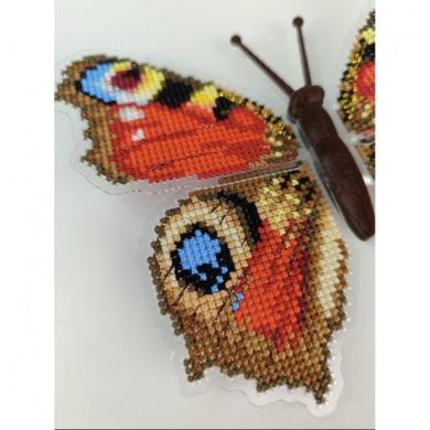 Peacock (Aglais io). Метелик Набір для вишивання хрестиком ArtInspirate BUT-009 - Вишивка хрестиком і бісером - Овечка Рукодільниця