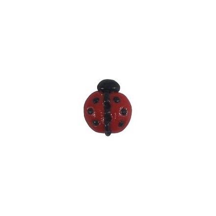 Ladybug, Extra Small Пуговица Stoney Creek SB141XS - Вишивка хрестиком і бісером - Овечка Рукодільниця