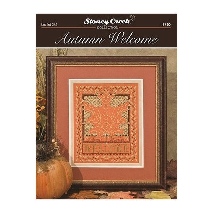 Autumn Welcome Схема для вышивания крестом Stoney Creek LFT242 - Вишивка хрестиком і бісером - Овечка Рукодільниця