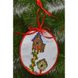 Набір для вишивки бісером Барвиста Вишиванка Пошита новорічна іграшка Шпаківні (серія: Сніговики-Колядники) 14х16 ТР225аБ1416k