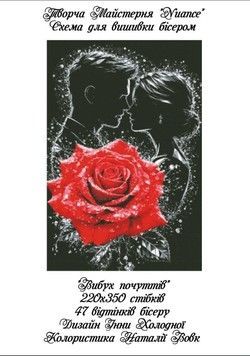 Вибух почуттів Електронна схема для вишивки бісером Творча Студія Nuance С-459НВ