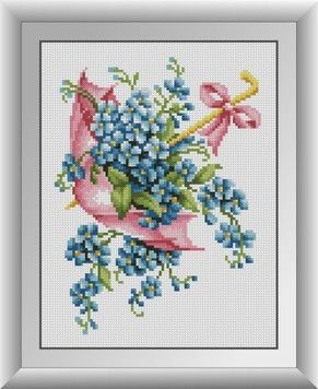 Набір для малювання каменями алмазний живопис Dream Art Квіткова парасолька (квадратні, повна) 30769D - Вишивка хрестиком і бісером - Овечка Рукодільниця