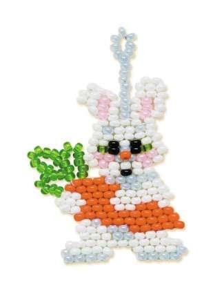 Кролик з морквою. Набір для рукоділля. Ріоліс (Б-150) - Вишивка хрестиком і бісером - Овечка Рукодільниця