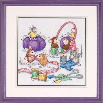 Набір для вишивання Dimensions 13731 Sew Busy - Вишивка хрестиком і бісером - Овечка Рукодільниця