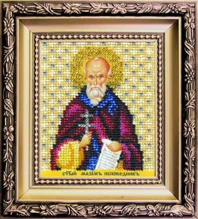 Икона святой Максим Исповедник. Набор для вышивки бисером. Чаривна мить (Б-1210) - Вышивка крестиком и бисером - Овца Рукодельница