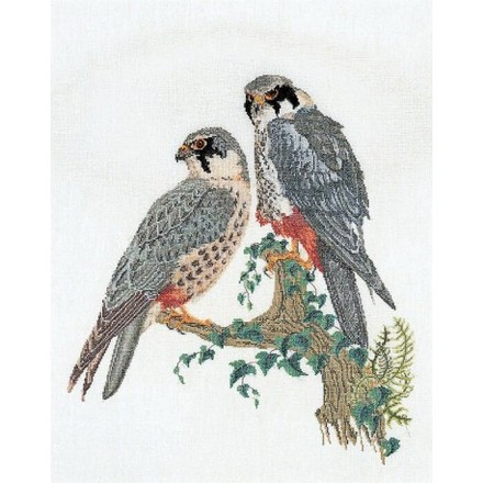 Набір для вишивання хрестиком Falcons Linen Thea Gouverneur 2024 - Вышивка крестиком и бисером - Овца Рукодельница