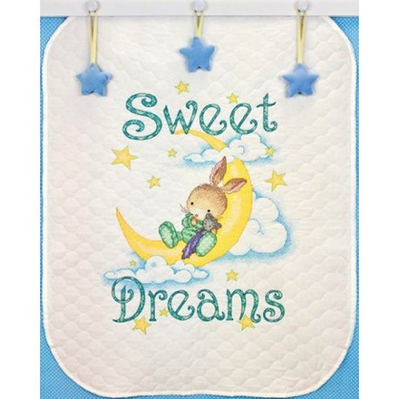 Набор для вышивания одеяла Dimensions 70-73922 Sweet Dreams Ouilt - Вышивка крестиком и бисером - Овца Рукодельница