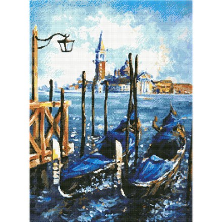 Набор для вышивания Kustom Krafts 20267 Gondolas in Venice - Вишивка хрестиком і бісером - Овечка Рукодільниця