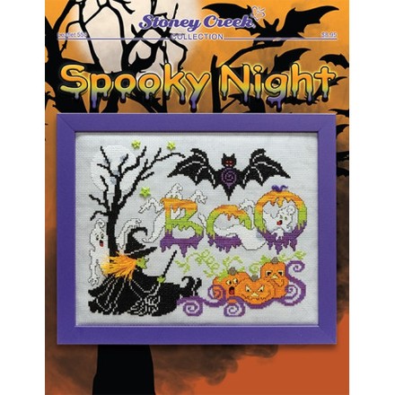 Spooky Night Схема для вышивания крестом Stoney Creek LFT553 - Вышивка крестиком и бисером - Овца Рукодельница