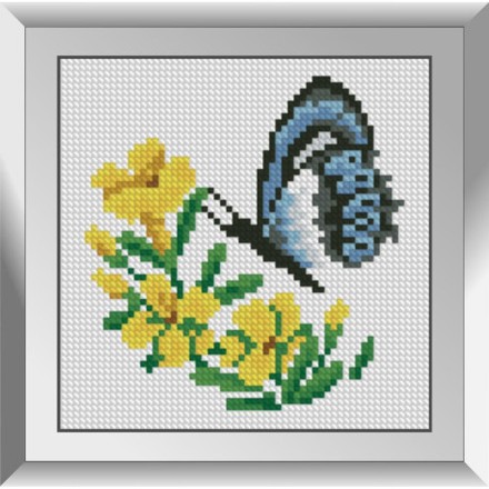 Бабочка с клематисом Набор алмазной живописи Dream Art 31771MD - Вышивка крестиком и бисером - Овца Рукодельница