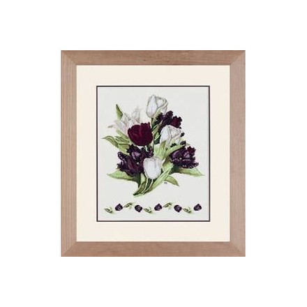 Набор для вышивания Lanarte L34840 Black tulips - Вишивка хрестиком і бісером - Овечка Рукодільниця
