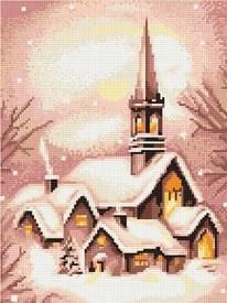 Снігова церква. Набір для вишивання хрестом. Luca-S (B401) - Вишивка хрестиком і бісером - Овечка Рукодільниця