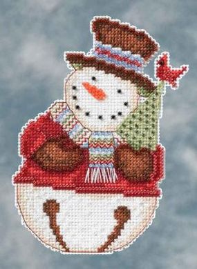 Frank Snowbell/Снеговик. Набор для вышивания. Mill Hill (DM204105) - Вышивка крестиком и бисером - Овца Рукодельница