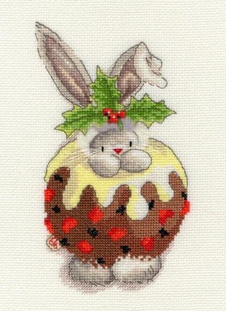 Bebunni Christmas Pudding. Набір для вишивання хрестом. Bothy Threads (XBB5) - Вишивка хрестиком і бісером - Овечка Рукодільниця