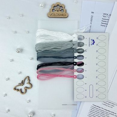 Кіт Брелок для вишивання хрестиком на пластиковій канві Virena VPC_005 - Вышивка крестиком и бисером - Овца Рукодельница