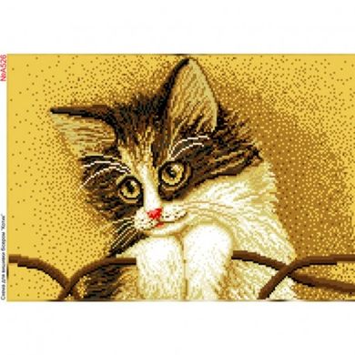 Котик Схема для вишивки бісером Biser-Art A526ба - Вишивка хрестиком і бісером - Овечка Рукодільниця