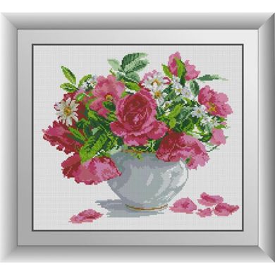 Розы и маргаритки. Dream Art (30650D) - Вышивка крестиком и бисером - Овца Рукодельница