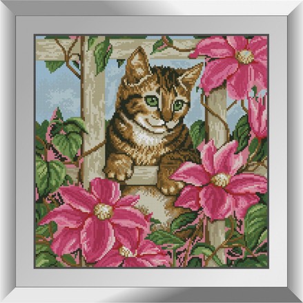 Любопытство котенка. Набор алмазной живописи. Dream Art (31555D) - Вышивка крестиком и бисером - Овца Рукодельница