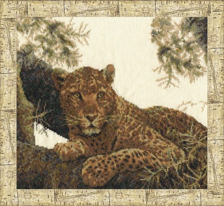 Самілійський леопард. Набір для вишивання. Золоте Руно (ДЖ-022) - Вишивка хрестиком і бісером - Овечка Рукодільниця