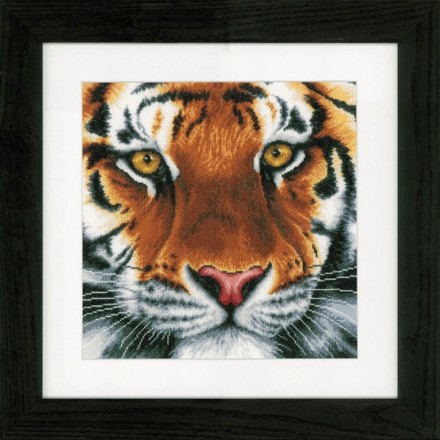 Набор для вышивания Lanarte PN-0156010 Tiger Тигр - Вишивка хрестиком і бісером - Овечка Рукодільниця