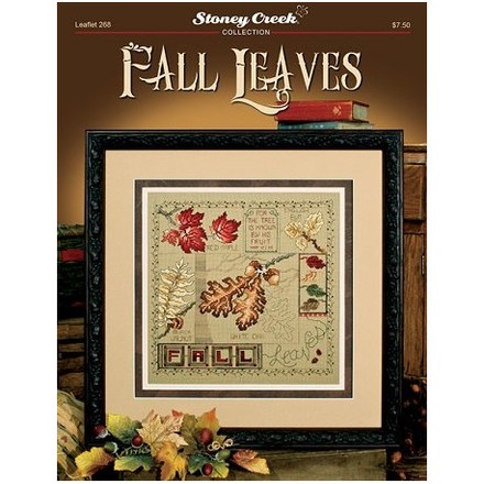 Fall Leaves Схема для вышивания крестом Stoney Creek LFT268 - Вишивка хрестиком і бісером - Овечка Рукодільниця
