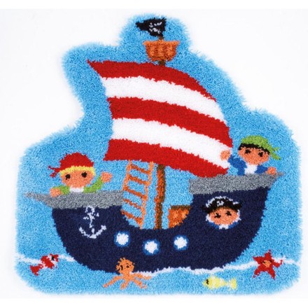 Пиратский корабль Набор для вышивания коврика Vervaco PN-0157787 - Вишивка хрестиком і бісером - Овечка Рукодільниця