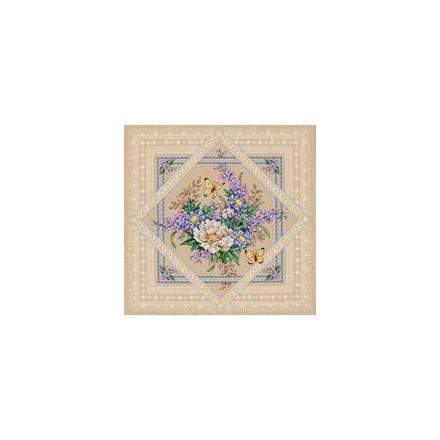 Набор для вышивания Dimensions 35105 Flowers and Lace - Вышивка крестиком и бисером - Овца Рукодельница
