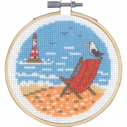 Набір для вишивання "Чайки (Seagulls)" PERMIN - Вышивка крестиком и бисером - Овца Рукодельница