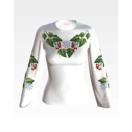Набір для вишивки жіночої блузки бісером Цвіт калини БЖ016пБннннk - Вишивка хрестиком і бісером - Овечка Рукодільниця