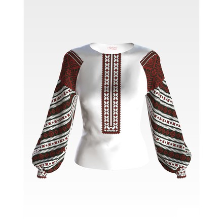 Набір для вишивки жіночої блузки бісером Західне Поділля БЖ113пБннннk - Вишивка хрестиком і бісером - Овечка Рукодільниця