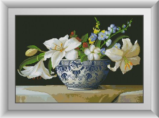 Белые лилии. Набор алмазной живописи. Dream Art (30903D) - Вышивка крестиком и бисером - Овца Рукодельница