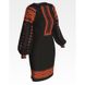 Набор для вышивки нитками Барвиста Вышиванка заготовки женского платья – вышиванки Огненная ПЛ075шЧннннi