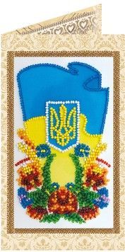 Україна Набір для вишивки бісером "Листівка" Абрис Арт AO-142 - Вишивка хрестиком і бісером - Овечка Рукодільниця