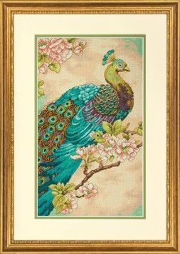 Набор для вышивания Dimensions 70-35293 Indian Peacock - Вышивка крестиком и бисером - Овца Рукодельница