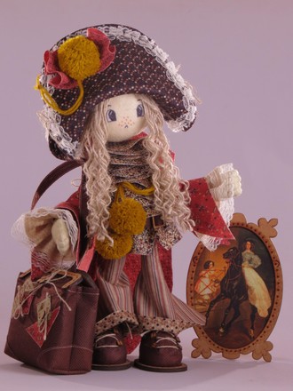 Миледи. Текстильная каркасная кукла. Нова Слобода Креатив (К1026) - Вышивка крестиком и бисером - Овца Рукодельница