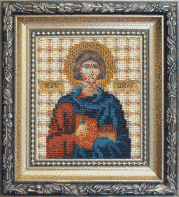 Ікона святого мученика Валерія. Чарівна Мить (Б-1070) - Вишивка хрестиком і бісером - Овечка Рукодільниця