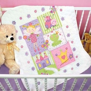 Набір для вишивання ковдри Dimensions 70-73541 Fairy Quilt - Вишивка хрестиком і бісером - Овечка Рукодільниця