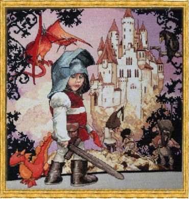 Le Petit Chevalier/Маленький рыцарь. Набор для вышивания крестом. Nimue (120 K) - Вышивка крестиком и бисером - Овца Рукодельница