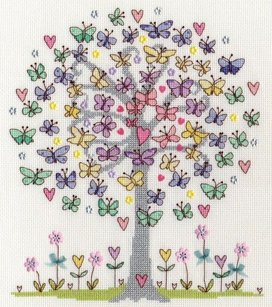 Love Spring. Набір для вишивання хрестом. Bothy Threads (XKA10) - Вишивка хрестиком і бісером - Овечка Рукодільниця