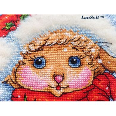 Набор для вышивания ЛанСвіт Рождественская овечка Д-052 - Вишивка хрестиком і бісером - Овечка Рукодільниця