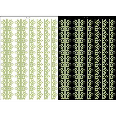 Канва с нанесенным рисунком для вышивки бисером и нитками на водорастворимом клеевом флизелине ФЛ176фн2030