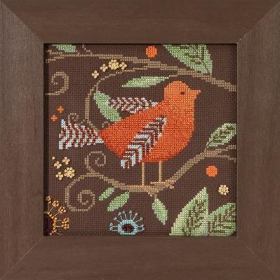 Оранжевая птица. Набор для вышивания. Mill Hill (DM301813) - Вышивка крестиком и бисером - Овца Рукодельница