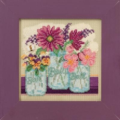 Cut Flowers/Срезанные цветы. Набор для вышивания. Mill Hill (MH141611) - Вышивка крестиком и бисером - Овца Рукодельница
