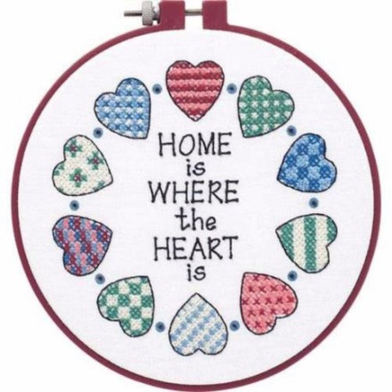 Дом и сердце Набор для вышивки крестом Dimensions 72408 - Вышивка крестиком и бисером - Овца Рукодельница