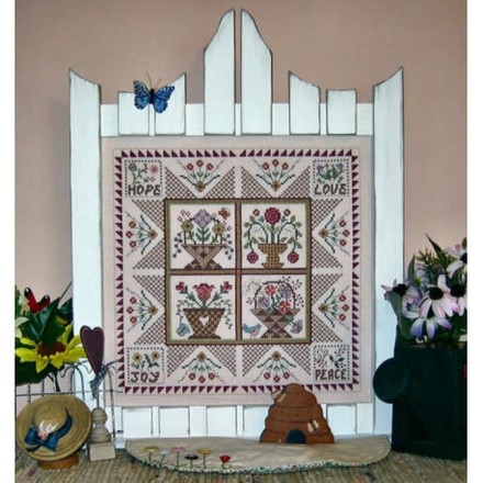 Схема для вышивки крестиком My Heart's Garden Linda Myers - Вишивка хрестиком і бісером - Овечка Рукодільниця