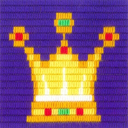 Корона Набір для вишивання вертикальним стібком Stitch me I-046 - Вишивка хрестиком і бісером - Овечка Рукодільниця