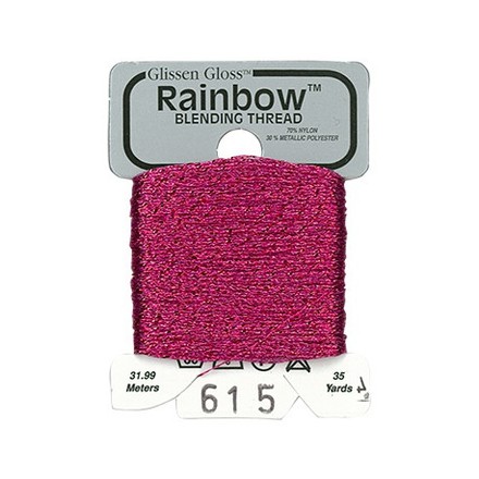 Rainbow Blending Thread 615 Azalea Металлизированное мулине Glissen Gloss RBT615 - Вышивка крестиком и бисером - Овца Рукодельница