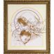 Схема картины Мария с ребенком коричневая для вышивки бисером на ткани ТО007ан4560