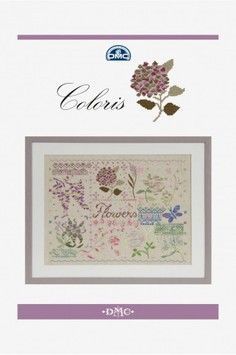 Буклет-схема Coloris - Flowers DMC 15276/22 - Вышивка крестиком и бисером - Овца Рукодельница