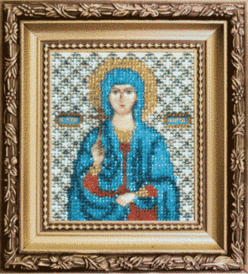Икона святая мученица Пелагея. Набор для вышивки бисером. Чаривна мить (Б-1138) - Вышивка крестиком и бисером - Овца Рукодельница
